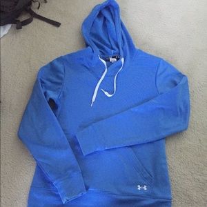 Blue fleece lined hoodie